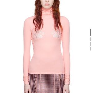 NФDRESS Pink Crystal Turtleneck